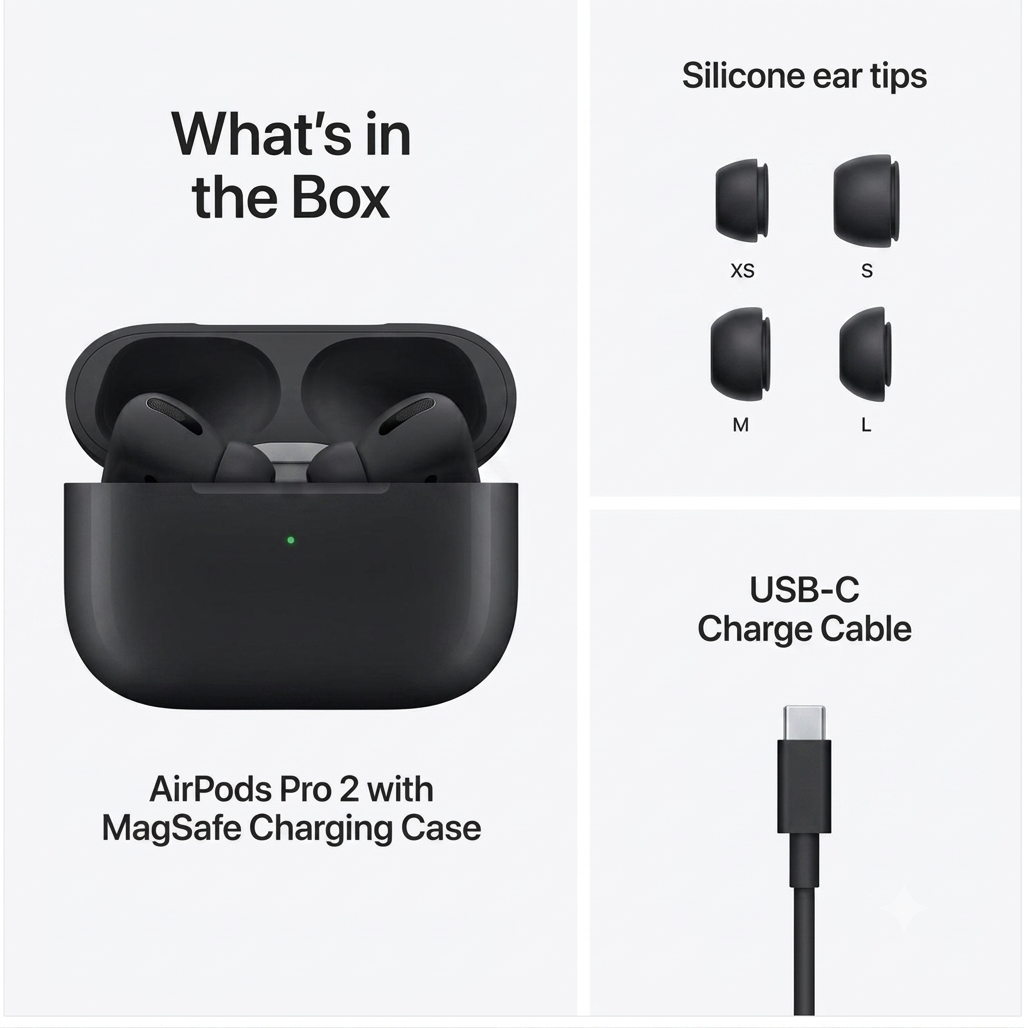 Buds Pro 2 (2nd Generation) Wireless EarBuds (Black Edition) With Type-C Charging